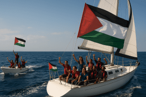 Lire la suite à propos de l’article Gaza : deux Français du Madleen acceptent leur expulsion, quatre autres restent en Israël