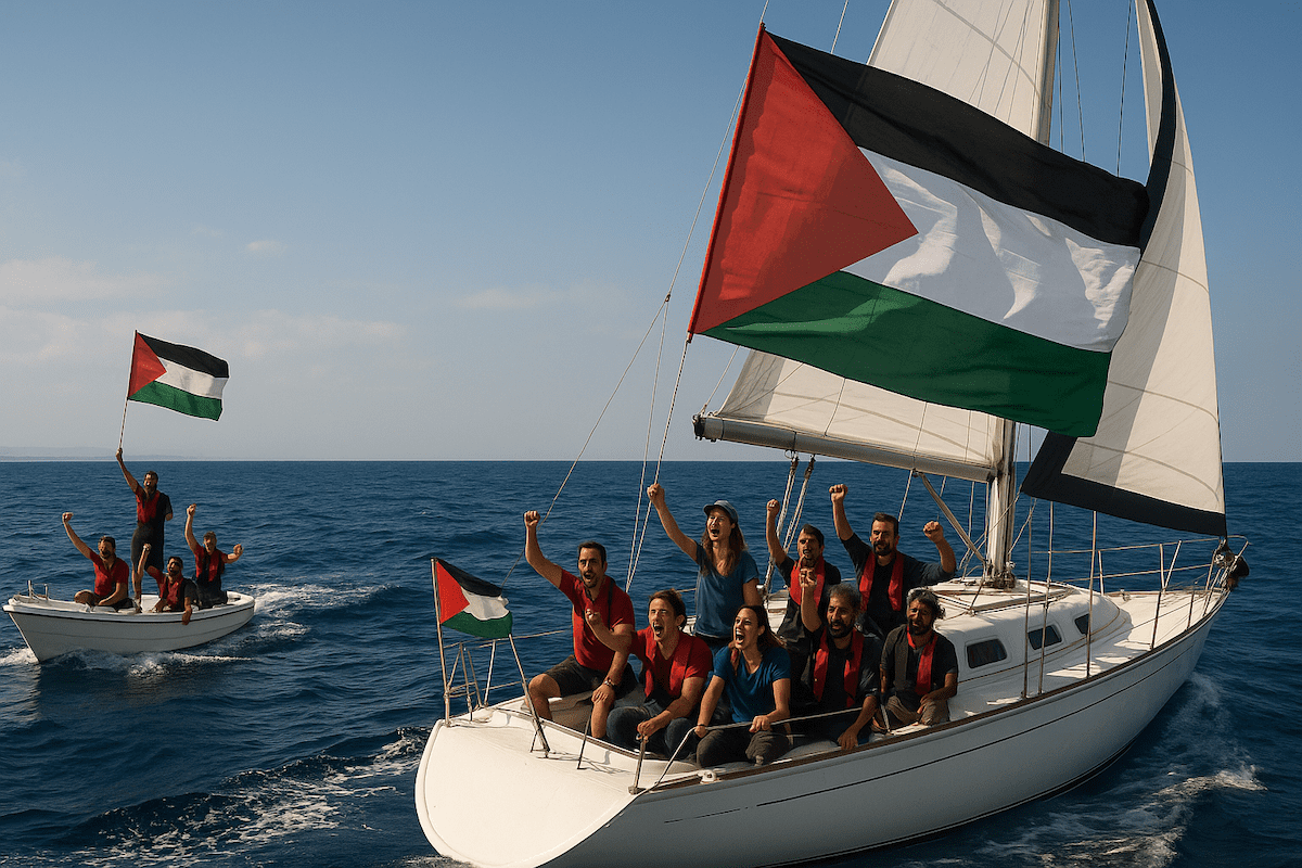 You are currently viewing Gaza : deux Français du Madleen acceptent leur expulsion, quatre autres restent en Israël