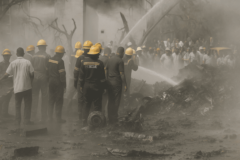 Lire la suite à propos de l’article Inde : un Boeing 787 d’Air India avec 242 passagers s’écrase près d’Ahmedabad