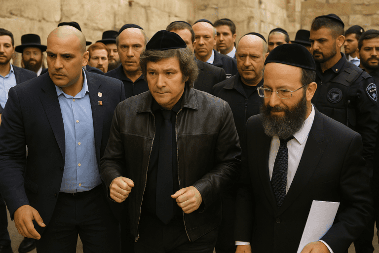 Lire la suite à propos de l’article Israël : Javier Milei annonce le transfert de l’ambassade d’Argentine à Jérusalem en 2026