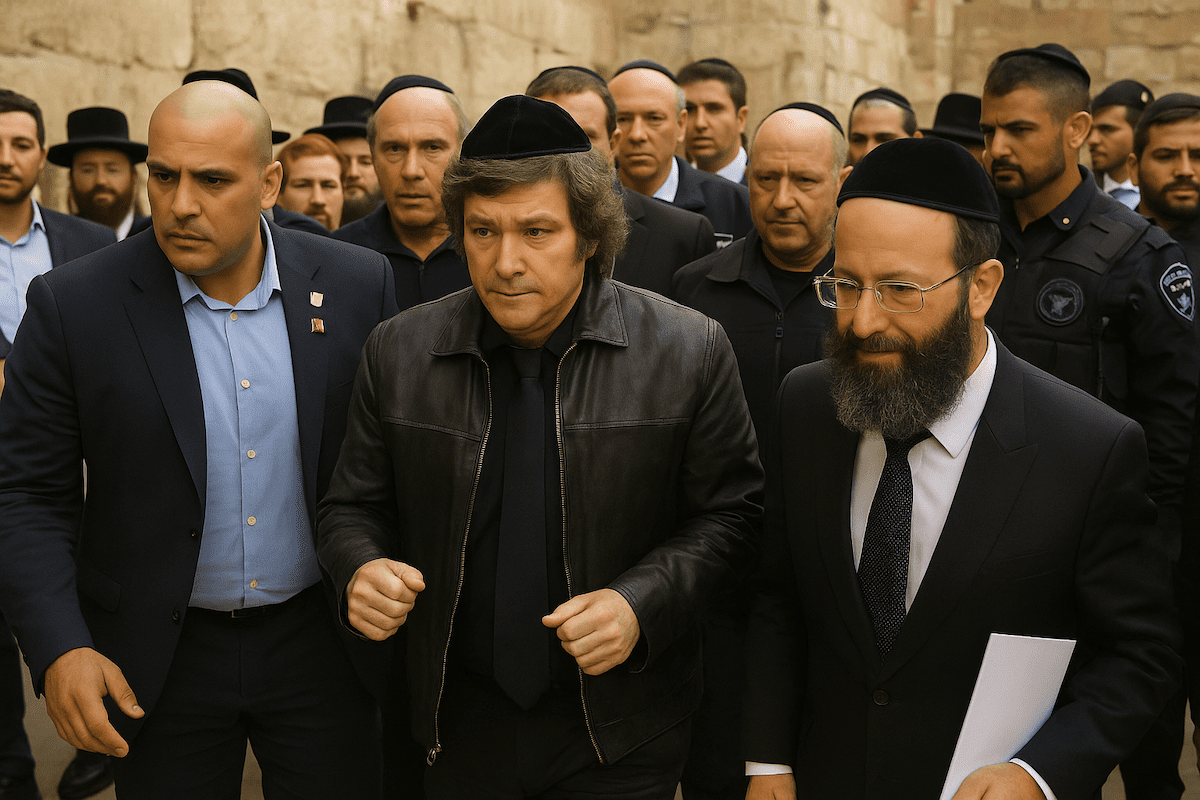 You are currently viewing Israël : Javier Milei annonce le transfert de l’ambassade d’Argentine à Jérusalem en 2026