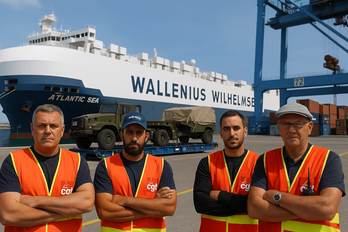 You are currently viewing Marseille : des dockers refusent de charger des armes à destination d’Israël, la gauche salue un « acte de résistance »