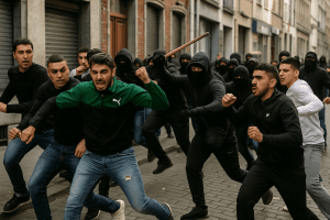 Lire la suite à propos de l’article Molenbeek : une descente raciste de hooligans brugeois fait scandale, la classe politique exige des sanctions