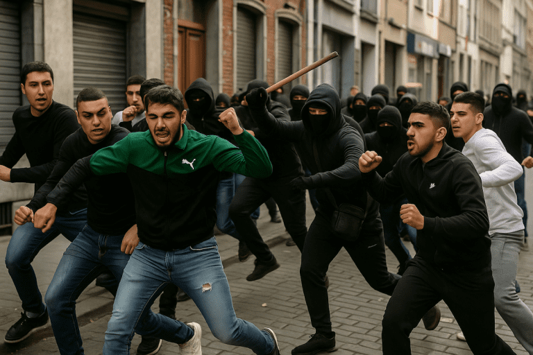 Lire la suite à propos de l’article Molenbeek : une descente raciste de hooligans brugeois fait scandale, la classe politique exige des sanctions