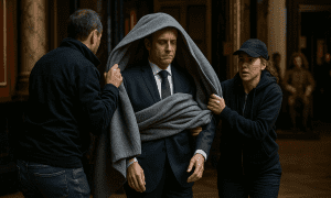 Lire la suite à propos de l’article Paris : Greenpeace revendiquerait le vol de la statue de cire d’Emmanuel Macron au musée Grévin