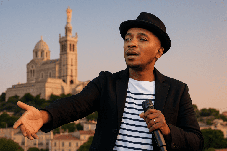 Lire la suite à propos de l’article Soprano au cinéma : l’artiste marseillais incarne le rôle principal dans Marius et les gardiens de la cité phocéenne