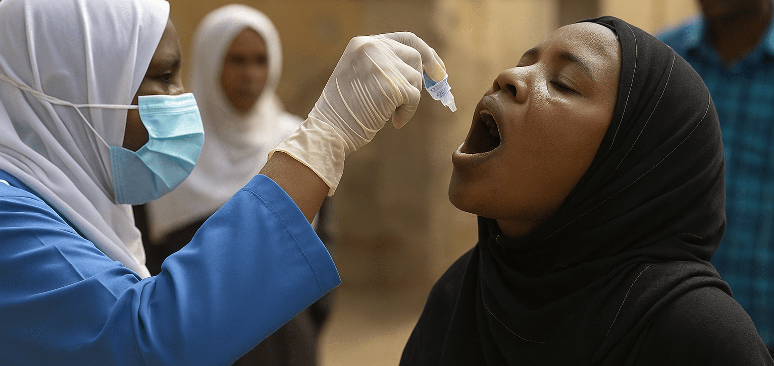 You are currently viewing Soudan : plus de 2,6 millions de personnes ciblées par une campagne de vaccination orale contre le choléra à Khartoum