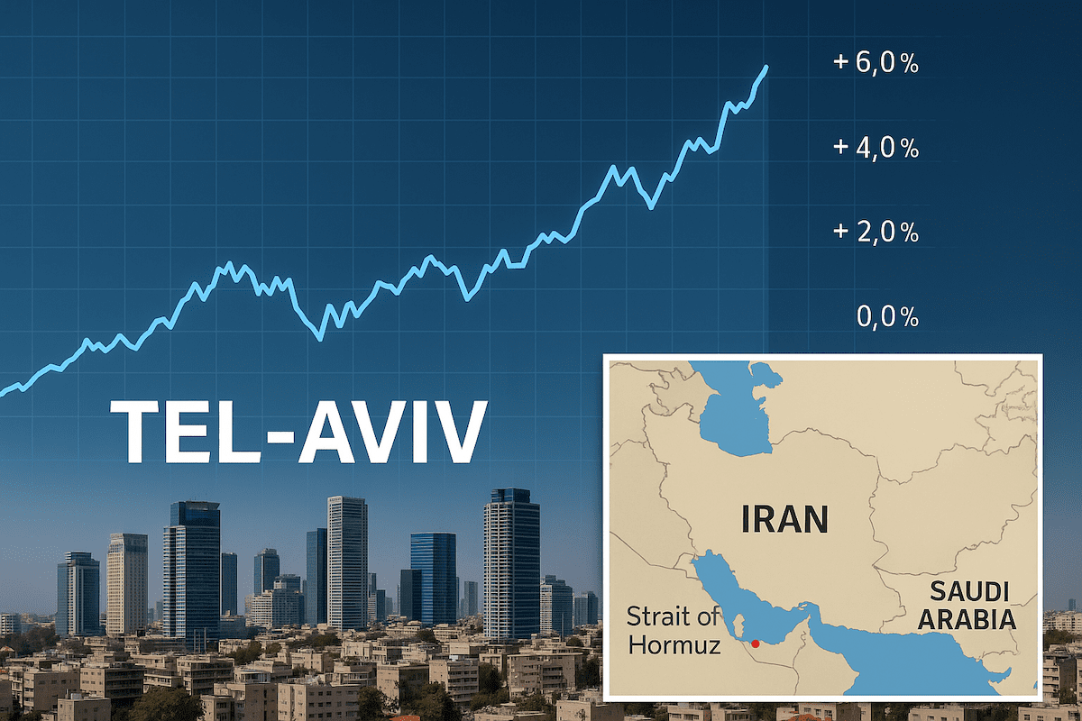 You are currently viewing Tel-Aviv : la Bourse s’envole après les frappes américaines en Iran, les marchés mondiaux s’annoncent inquiets