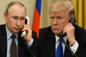 Lire la suite à propos de l’article Trump-Poutine : un cinquième appel téléphonique sur fond de tensions en Ukraine et au Moyen-Orient