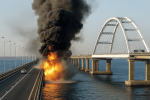 Lire la suite à propos de l’article Ukraine : L’attaque du pont de Kertch relance la guerre psychologique face au Kremlin