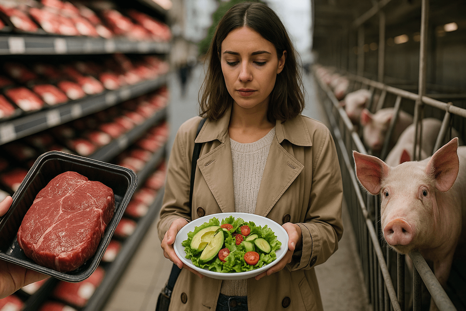 You are currently viewing Objectif 2030 : Comment L214 veut diviser par deux l&rsquo;abattage d&rsquo;animaux en France