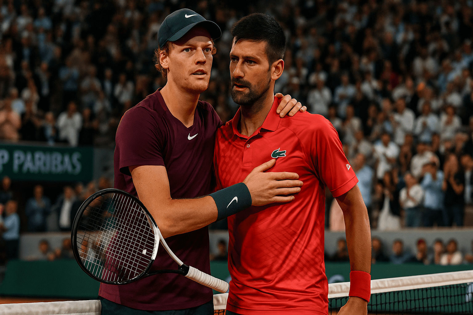 You are currently viewing Tennis : Sinner bat Djokovic et file en finale de Roland-Garros