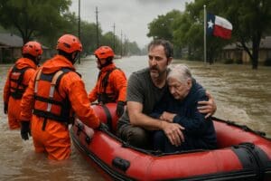 Lire la suite à propos de l’article Inondations au Texas : un lourd bilan humain et plus de 170 disparus après les crues meurtrières
