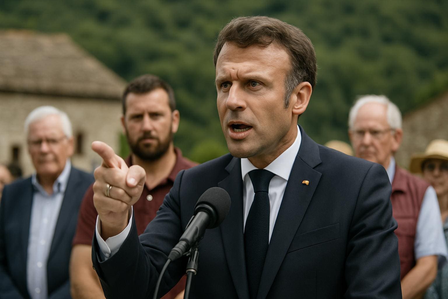 You are currently viewing Macron : message à l&rsquo;encontre de Bayrou et Retailleau en Aveyron