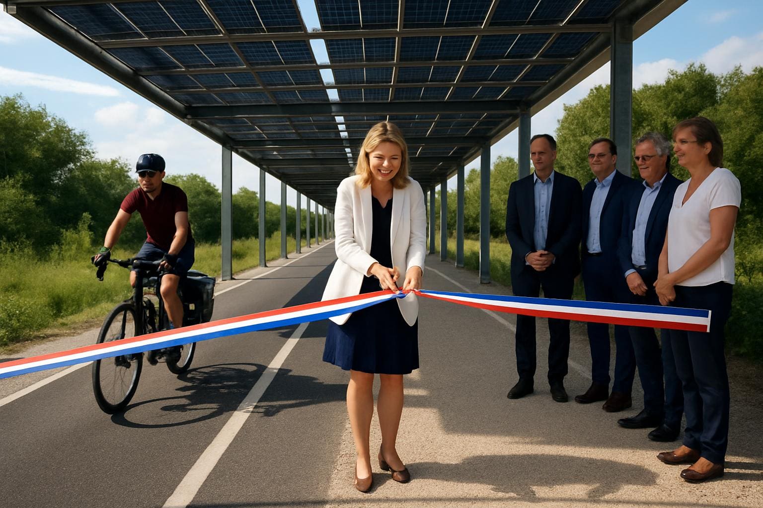 You are currently viewing Caderousse : des ombrières solaires installées sur la ViaRhôna pour ombrager et produire de l’énergie