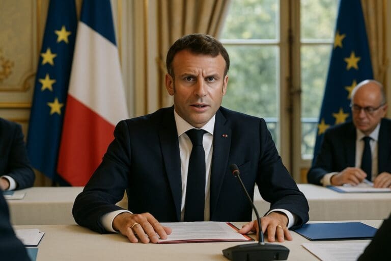 Lire la suite à propos de l’article Accord commercial avec Washington : Macron déplore un manque de crainte envers l’Europe