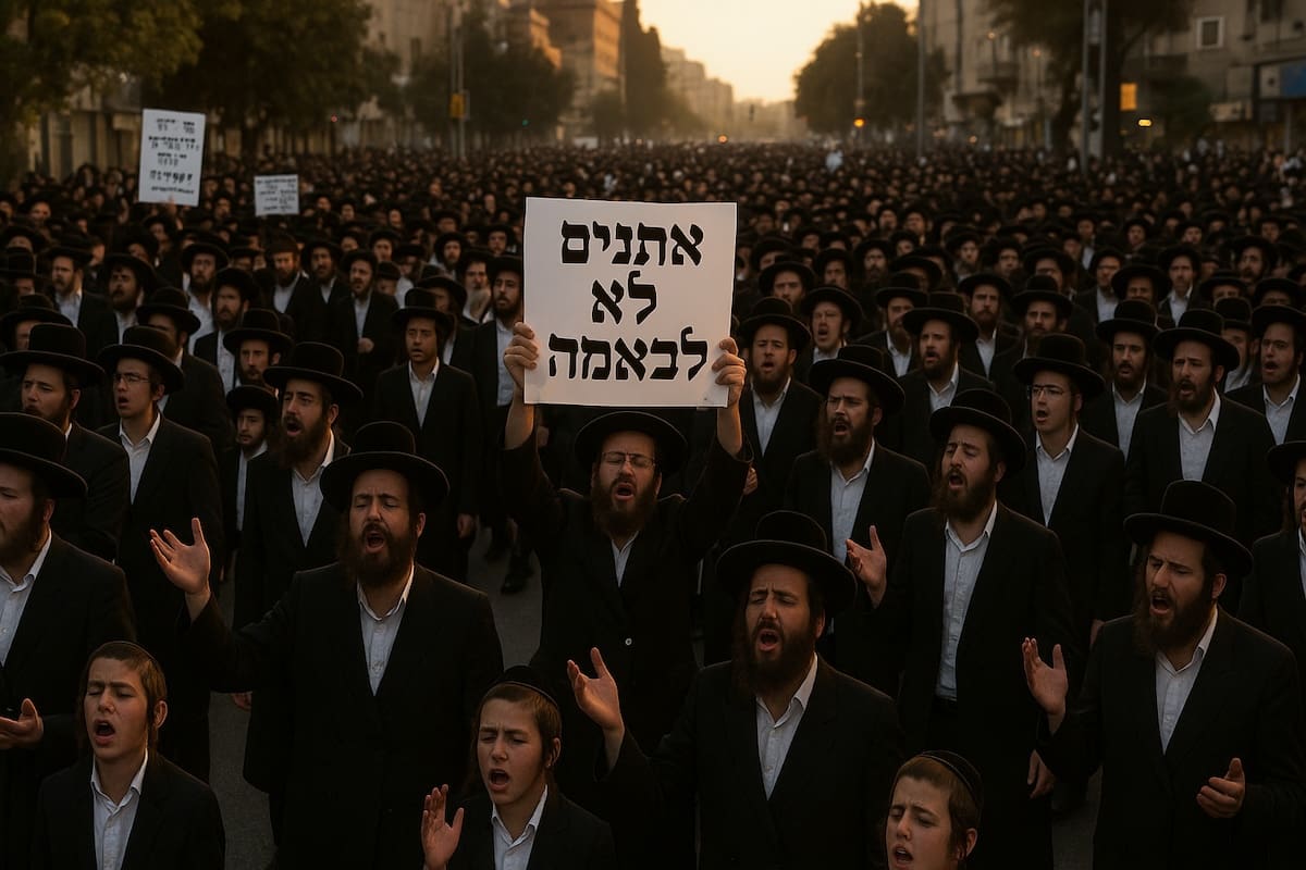 You are currently viewing Conscription en Israël : les ultraorthodoxes défient Nétanyahou dans la rue