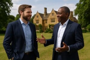 Lire la suite à propos de l’article Diplomatie américano-britannique : l’été “très anglais” de Trump et Vance, entre stratégie et séduction