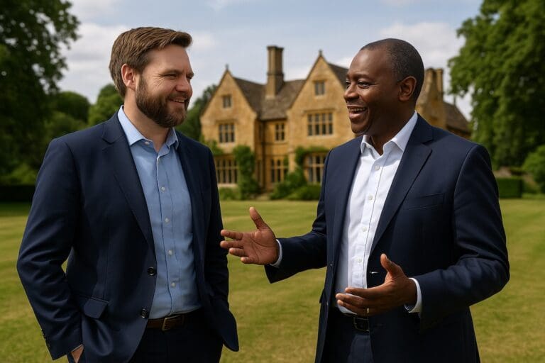 Lire la suite à propos de l’article Diplomatie américano-britannique : l’été “très anglais” de Trump et Vance, entre stratégie et séduction