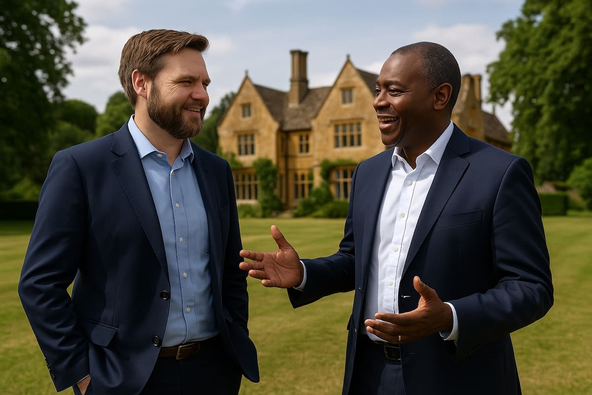 You are currently viewing Diplomatie américano-britannique : l’été “très anglais” de Trump et Vance, entre stratégie et séduction