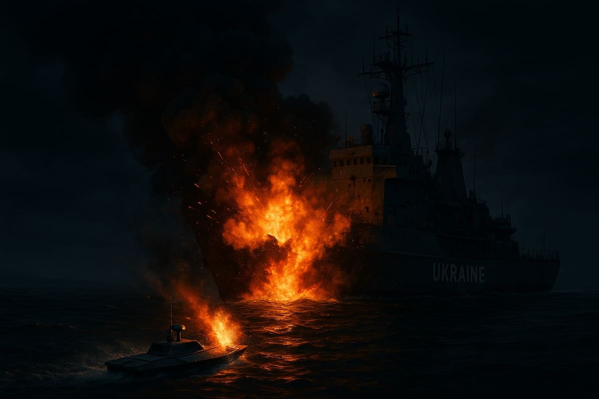 You are currently viewing Drone russe : le naufrage du Simferopol révèle un tournant militaire en mer Noire