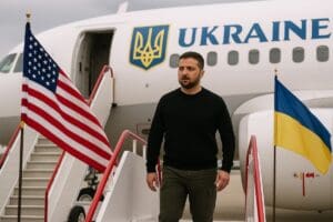 Lire la suite à propos de l’article Guerre en Ukraine : Zelensky arrive à Washington et déclare que « la Crimée n&rsquo;aurait jamais du être abandonnée »