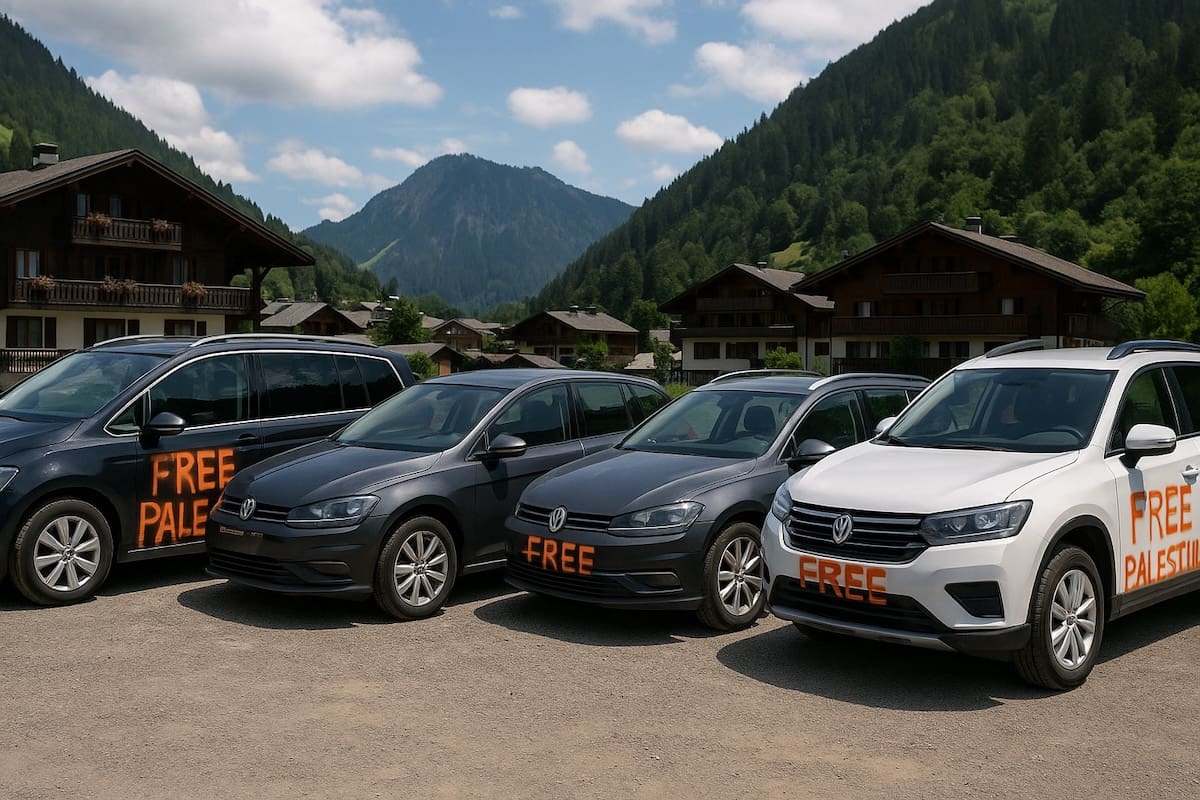 You are currently viewing Haute-Savoie : des voitures de touristes juifs taguées « Free Palestine », une enquête pour acte antisémite ouverte