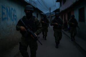 Lire la suite à propos de l’article Honduras : l’état d’urgence prolongé depuis 2022 dénoncé pour abus et « perception accrue d&rsquo;insécurité »