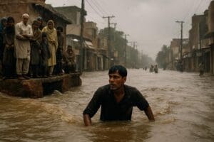 Lire la suite à propos de l’article Mousson estivale : inondations meurtrières au Pakistan, 50 morts et dégâts majeurs