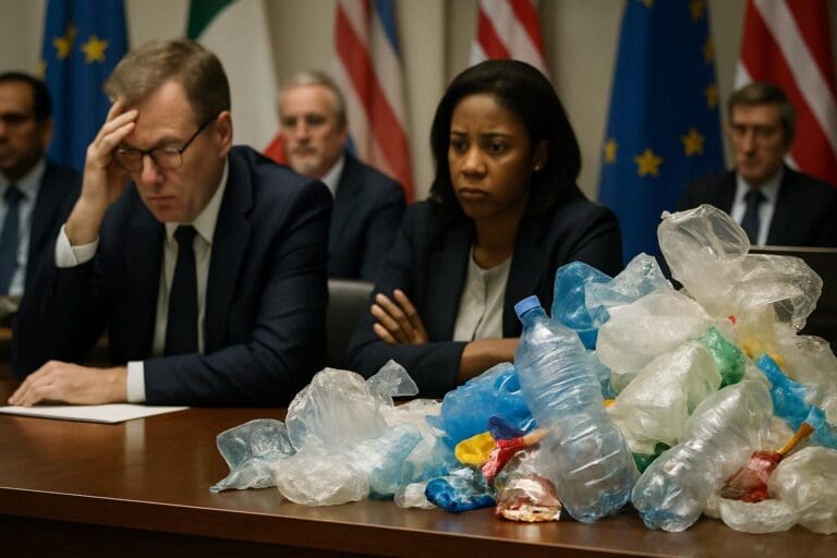 Lire la suite à propos de l’article Pollution plastique : nouvel échec des négociations internationales à Genève