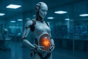 Lire la suite à propos de l’article Robot accoucheur : la Chine dévoile un humanoïde doté d’un utérus artificiel