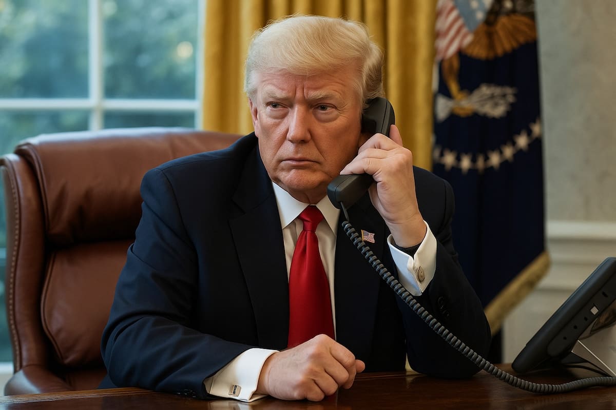 You are currently viewing Trump interrompt sa réunion avec Zelensky et les Européens pour appeler Poutine