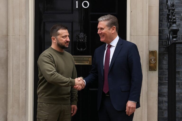 Lire la suite à propos de l’article Zelensky–Starmer : rendez-vous stratégique avant le sommet de l’Alaska