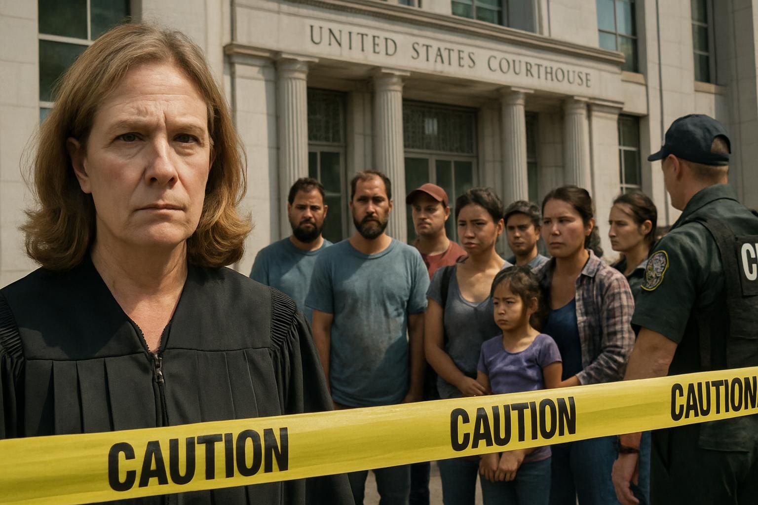 You are currently viewing États-Unis : la justice américaine bloque les expulsions de migrants en masse