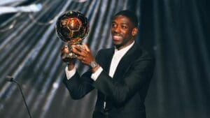 Lire la suite à propos de l’article Ballon d’Or 2025 : le sacre d’Ousmane Dembélé enflamme la planète football