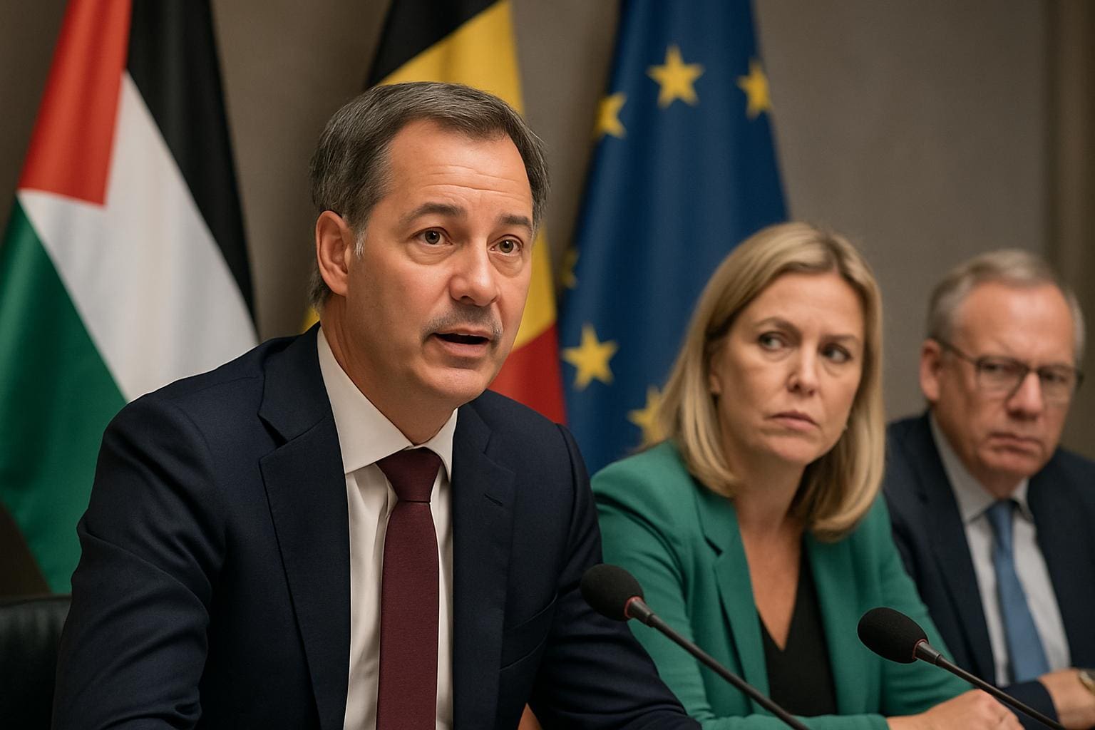 You are currently viewing Belgique : un « compromis à la belge » sur Gaza évite la crise gouvernementale
