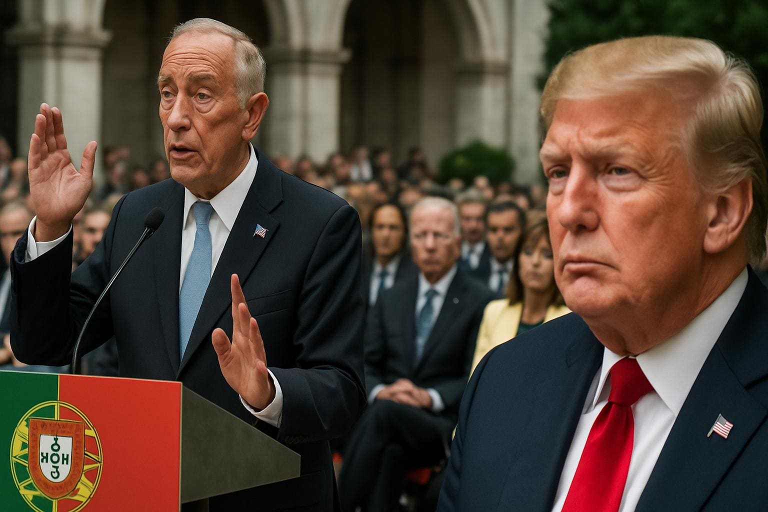You are currently viewing Portugal : Marcelo Rebelo de Sousa secoue la diplomatie en traitant Trump “d’agent soviétique”