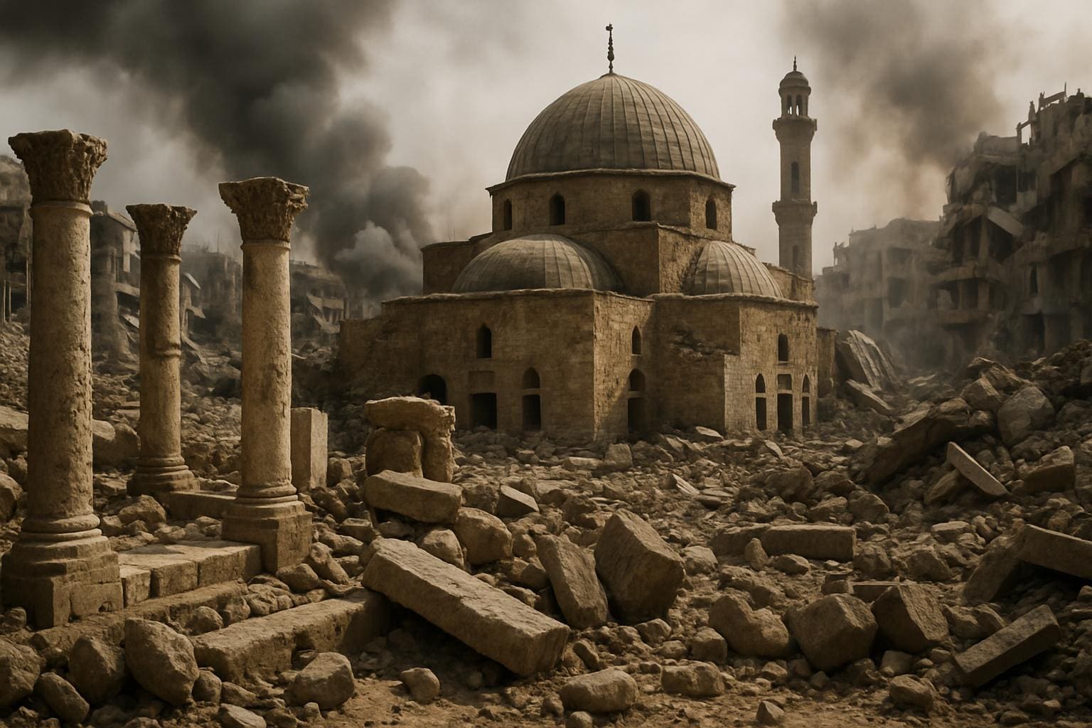 You are currently viewing Gaza : un patrimoine millénaire réduit en ruines par la guerre