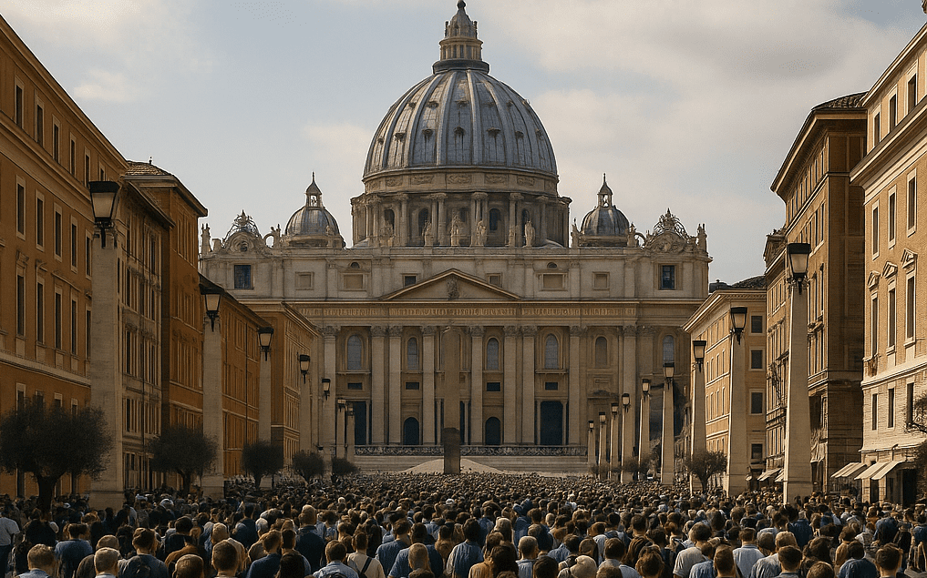 You are currently viewing Vatican : plus de 1 400 catholiques LGBTQI franchissent la Porte sainte