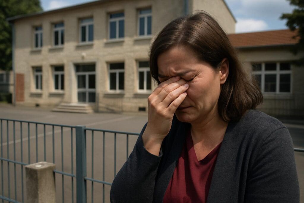 Cette image a été générée à l'aide d'une intelligence artificielle. Elle ne constitue pas une photographie réelle de la scène ou de la personne représentée. ​