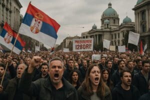 Lire la suite à propos de l’article Serbie : des milliers de manifestants à Belgrade réclament des élections et la vérité sur la tragédie de Novi Sad
