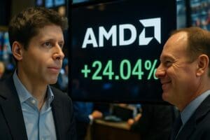 Lire la suite à propos de l’article Advanced Micro Devices : l'alliance avec OpenAI relance la course à l'IA