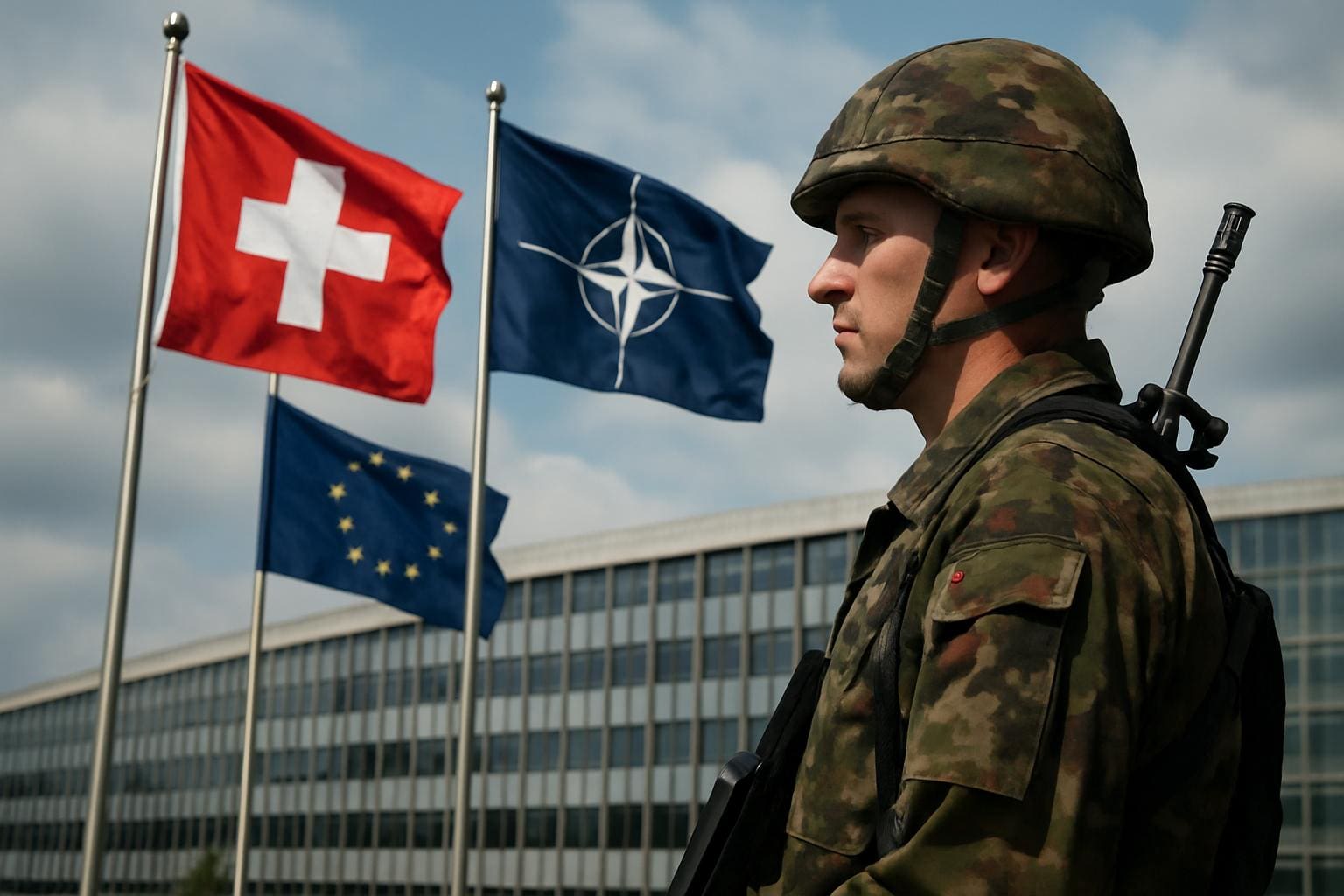 You are currently viewing Guerre en Ukraine : la Suisse revoit sa neutralité historique pour une coopération sécuritaire renforcée avec l&rsquo;Otan et l&rsquo;UE