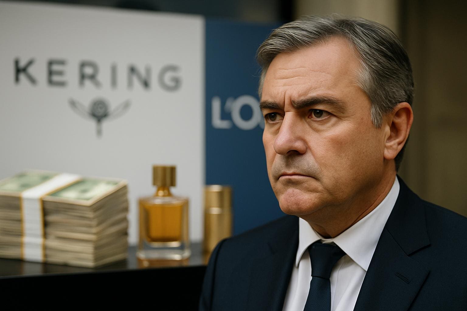 You are currently viewing Kering : Luca de Meo cède la division beauté à L’Oréal pour 4 milliards d’euros, pari stratégique pour relancer le groupe