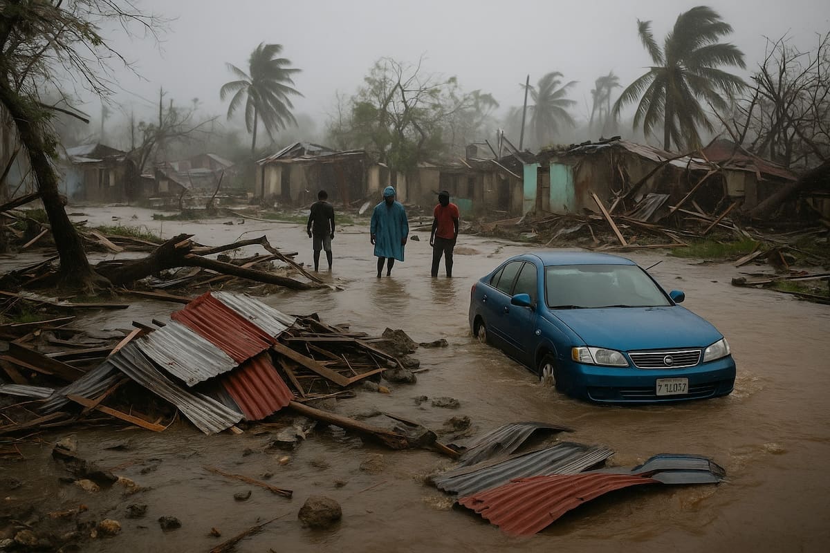 You are currently viewing Ouragan Melissa : au moins 10 morts en Haïti, des destructions massives à Cuba et en Jamaïque