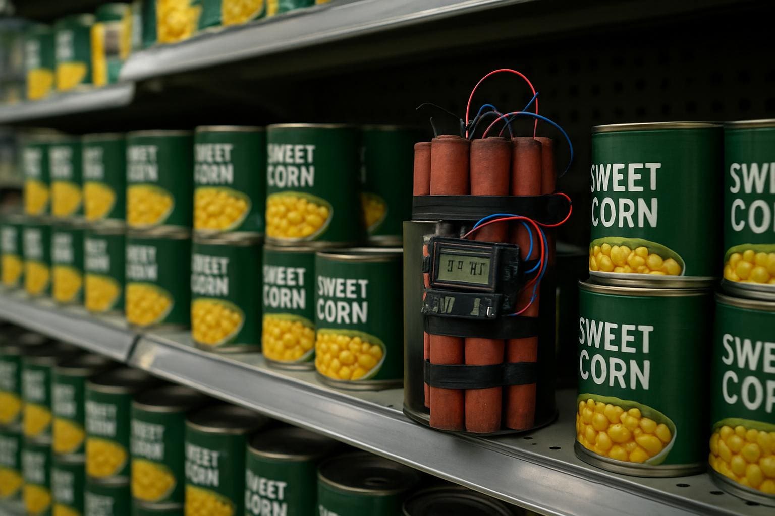 You are currently viewing Sabotage : des explosifs cachés dans des conserves de maïs en Pologne