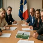 Cette image a été générée à l'aide d'une intelligence artificielle. Elle ne constitue pas une photographie réelle de la scène ou de la personne représentée. ​