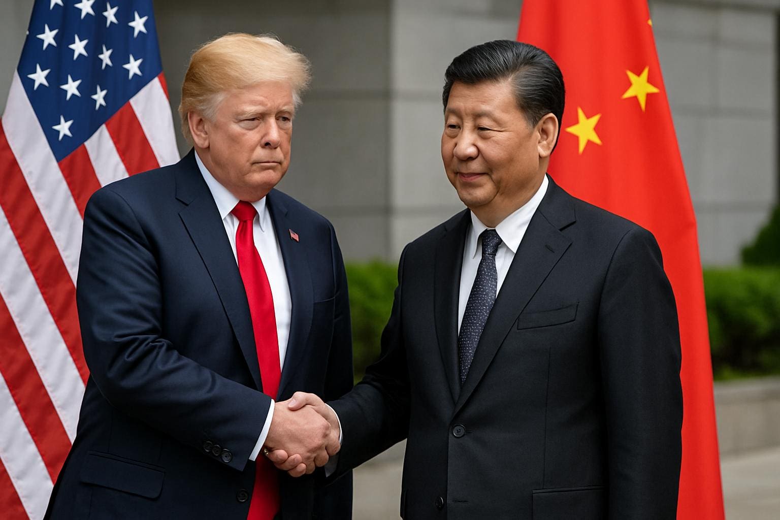 You are currently viewing Chine–États-Unis : Trump et Xi apaisent leur guerre commerciale avec un accord inédit à Busan