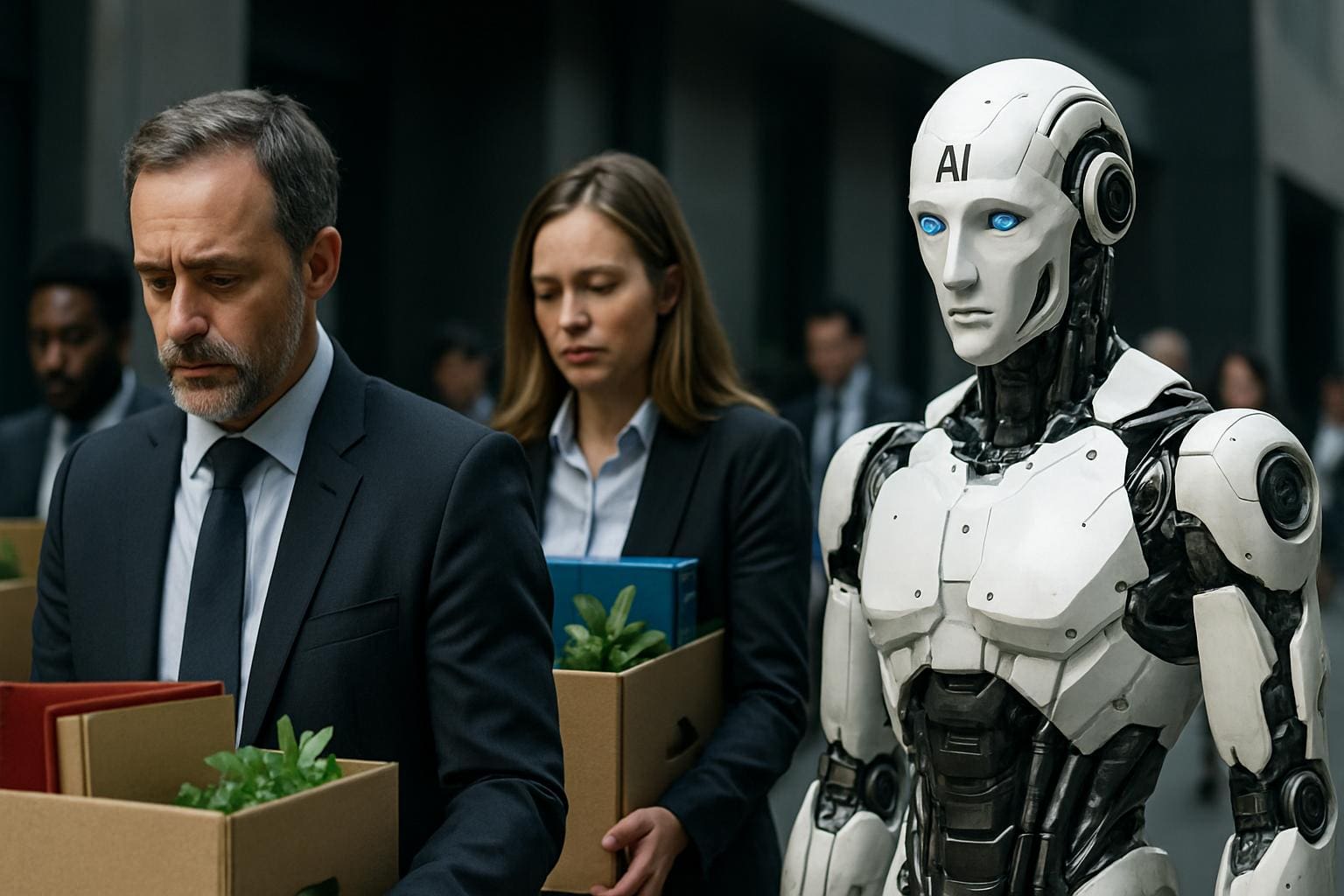 You are currently viewing Travail et IA : Amazon, UPS, Salesforce… les licenciements “au nom de l’IA” masquent une réalité économique plus profonde