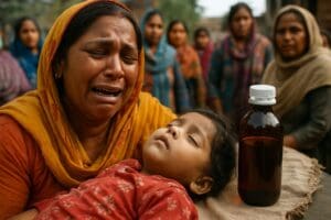 Lire la suite à propos de l’article Inde : un sirop frelaté tue une vingtaine d’enfants, l’OMS s’alarme d’un nouveau scandale pharmaceutique